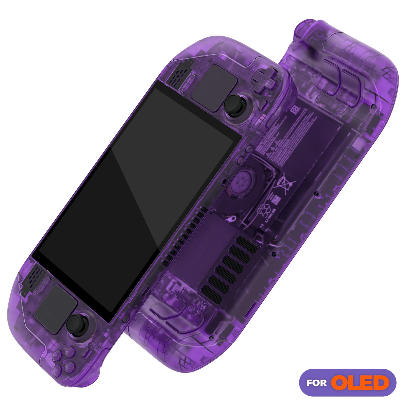 eXtremerate Full Set Housing Shell Case w/ Buttons for Steam Deck OLED Console