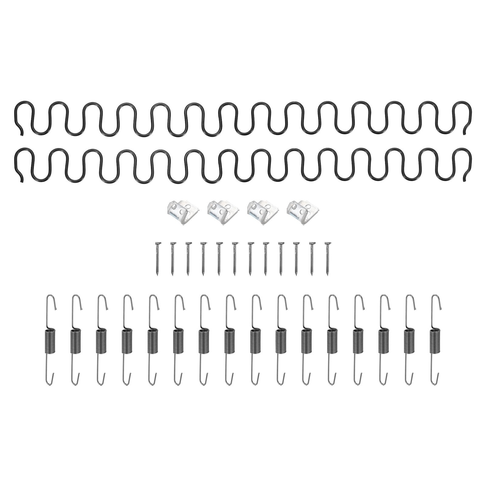 2Pcs 23.6" Upholstery Spring Replacement Kit, Sagging Cushions Repair Kit