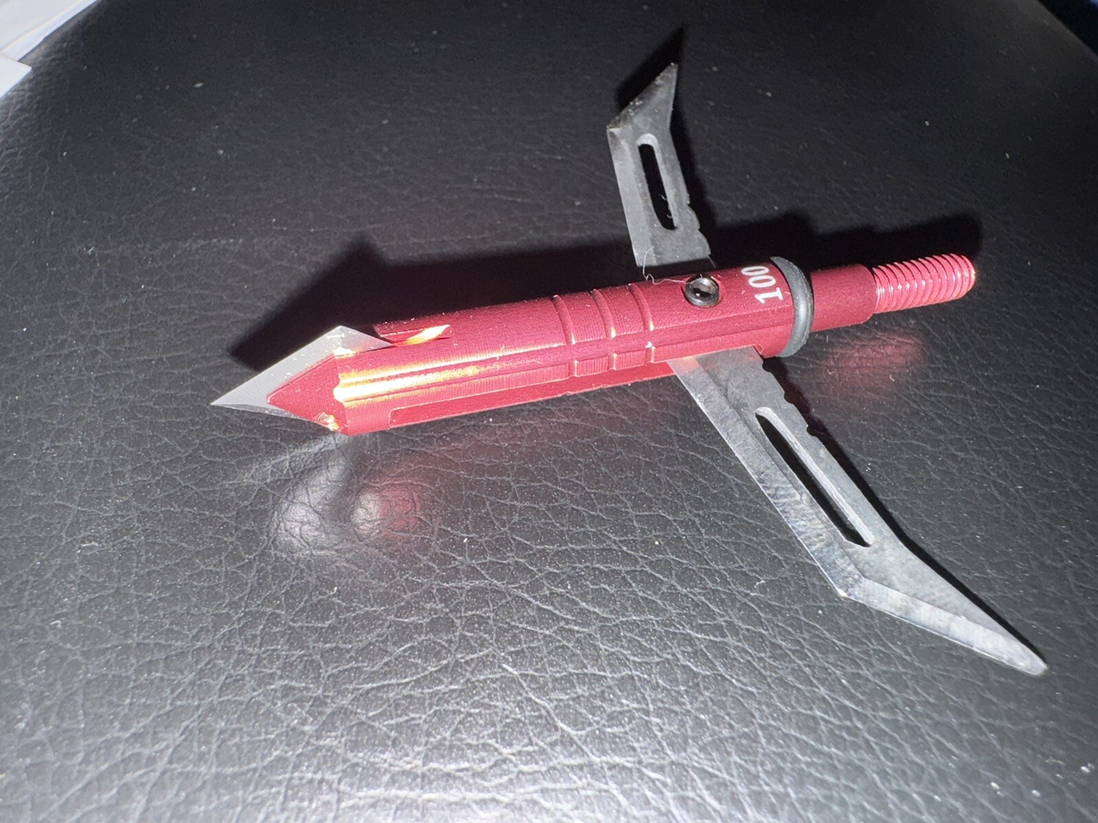 3 Heads. Xecutioner Expandable 100 Grain Broadhead Pink Edition FREE SHIPPING