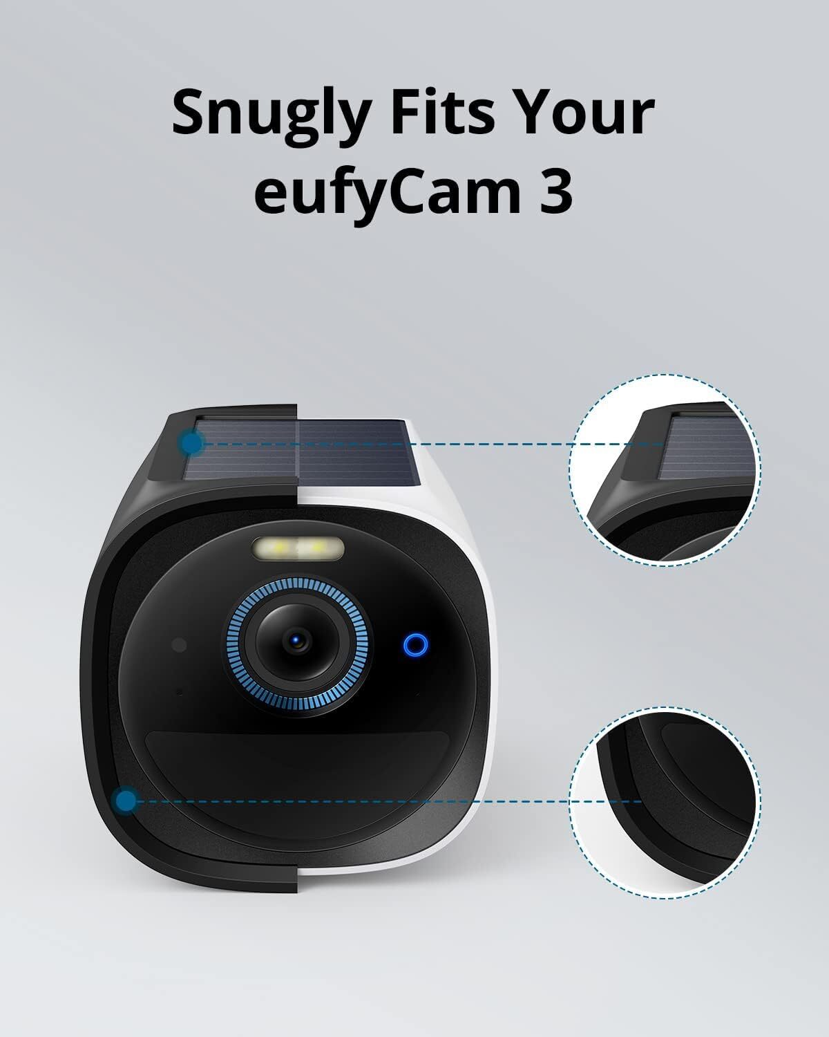 eufy Security Camera Protective Casing Skin for eufyCam 3 (2-Pack)-Refurbished
