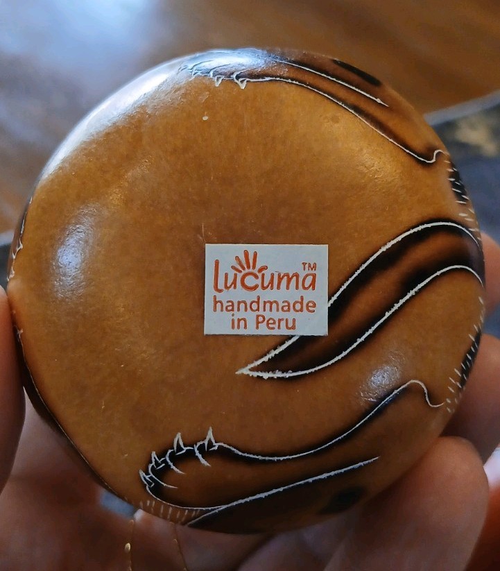 Vtg Lucuma Handmade Gourd Ornaments Set Of 4 Made In Peru Boho Mexican Animal