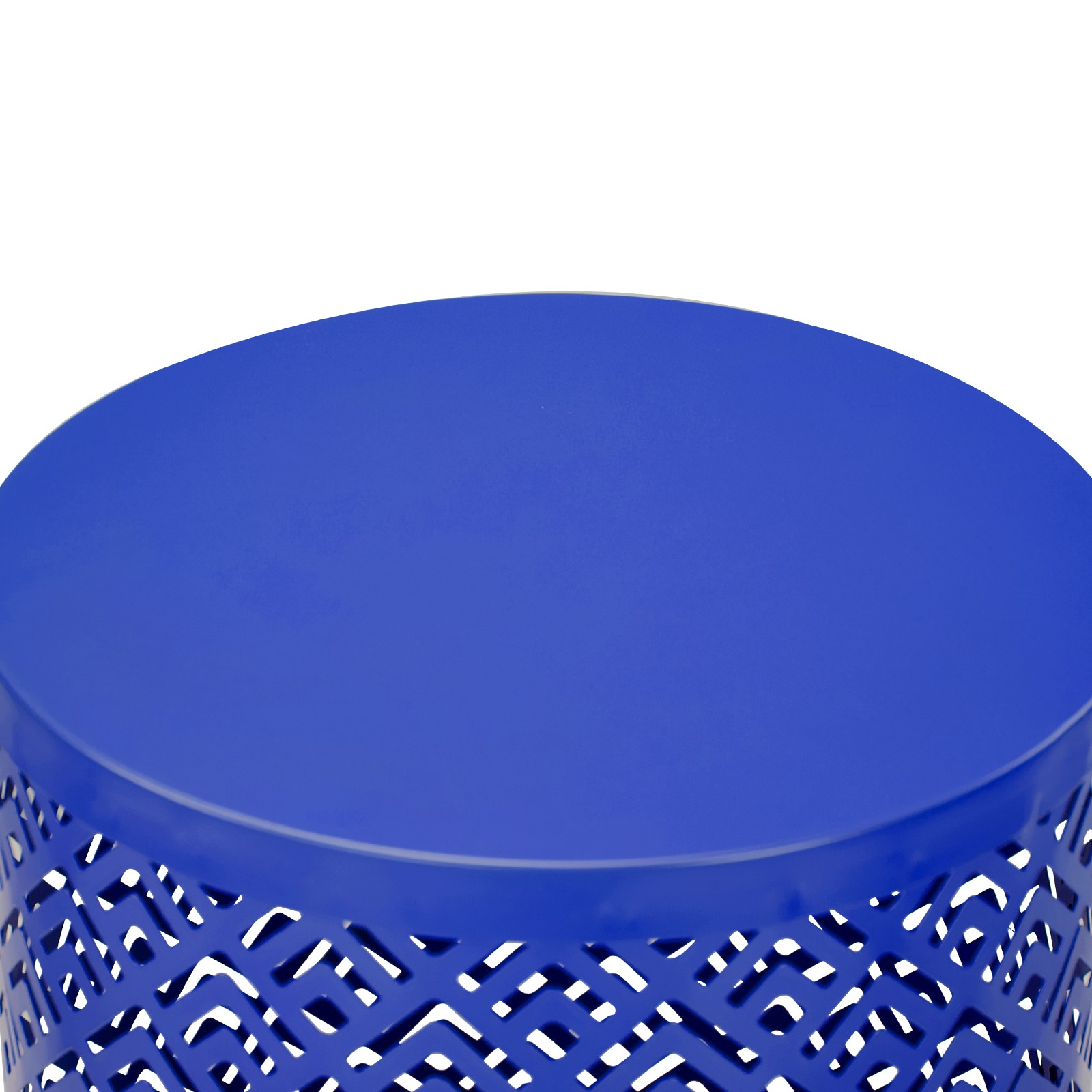 Nesting Side Table Set of 3, Round Patio Accent Table, Metal Frame End Table