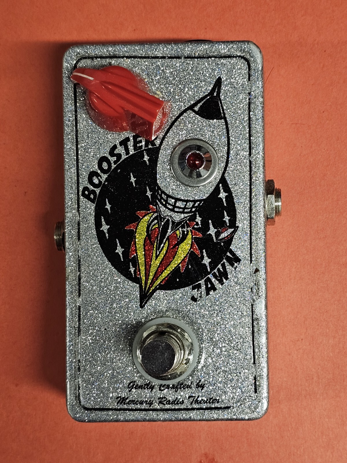 Gently Crafted by Mercury Radio Theater Booster Jawn Guitar Pedal. A1