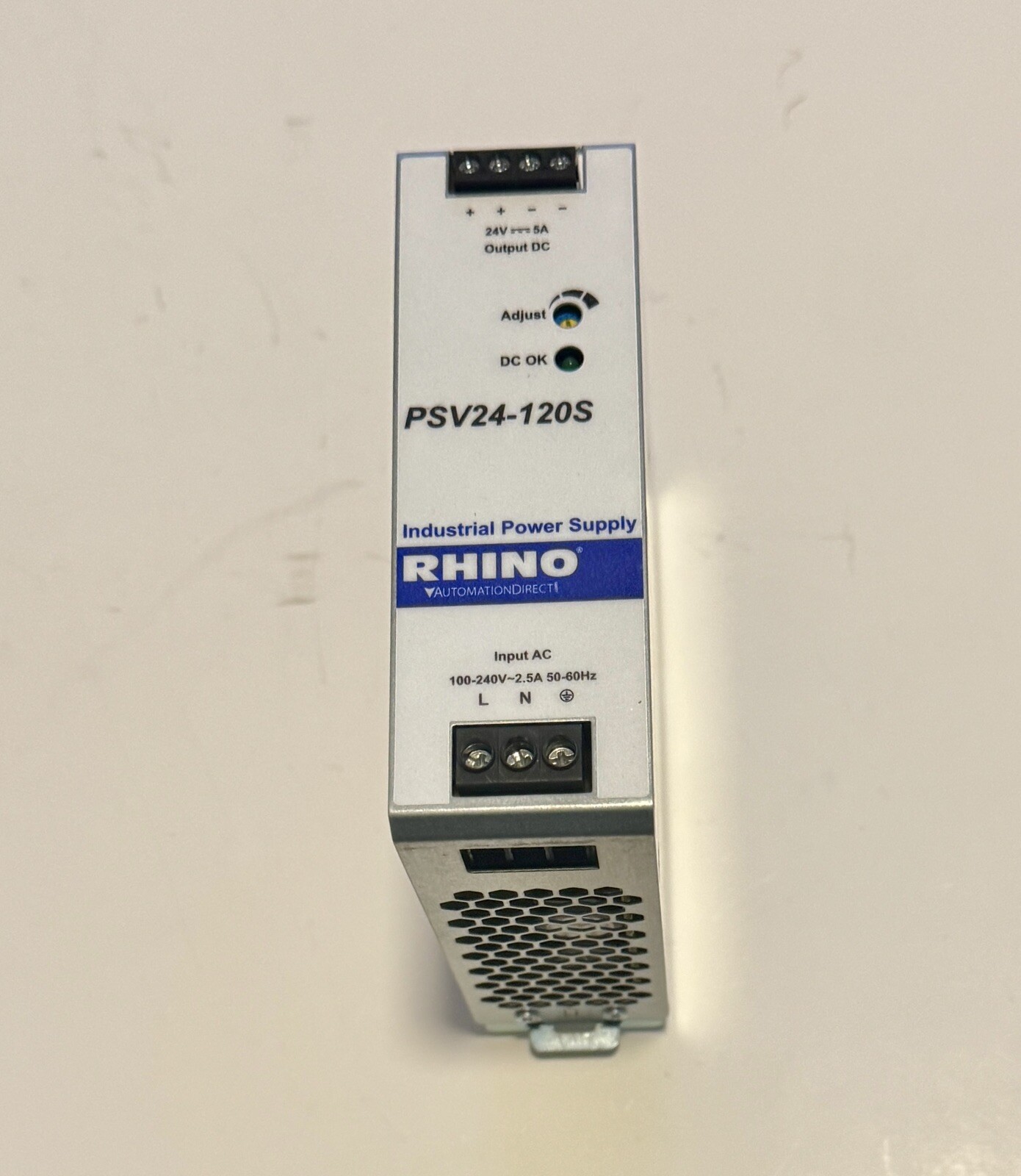 Rhino Industrial Power Supply Part No PSV24-120S