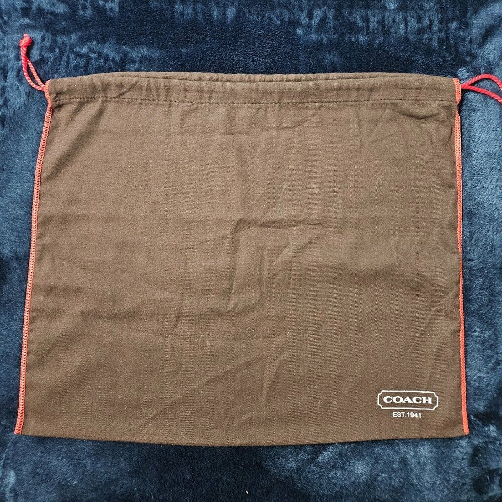Coach Brown Cotton Dustbag