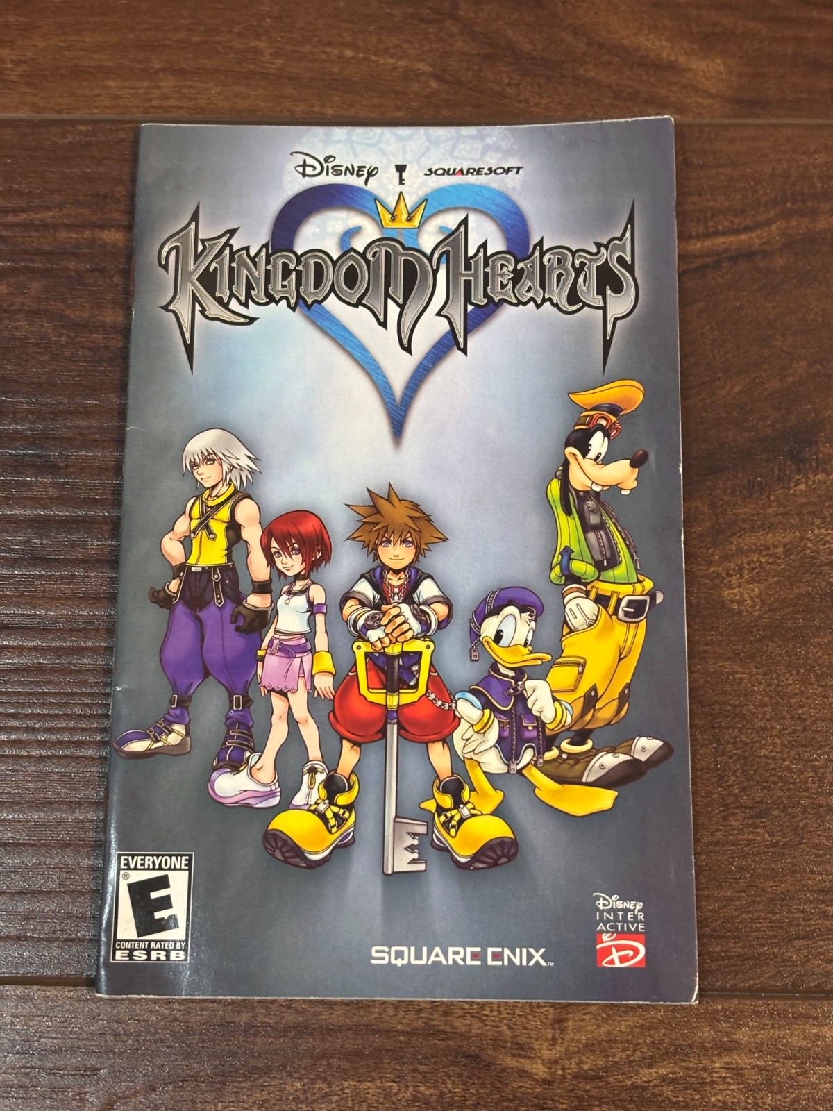Kingdom Hearts PS2 Playstation 2 Instruction Manual Only