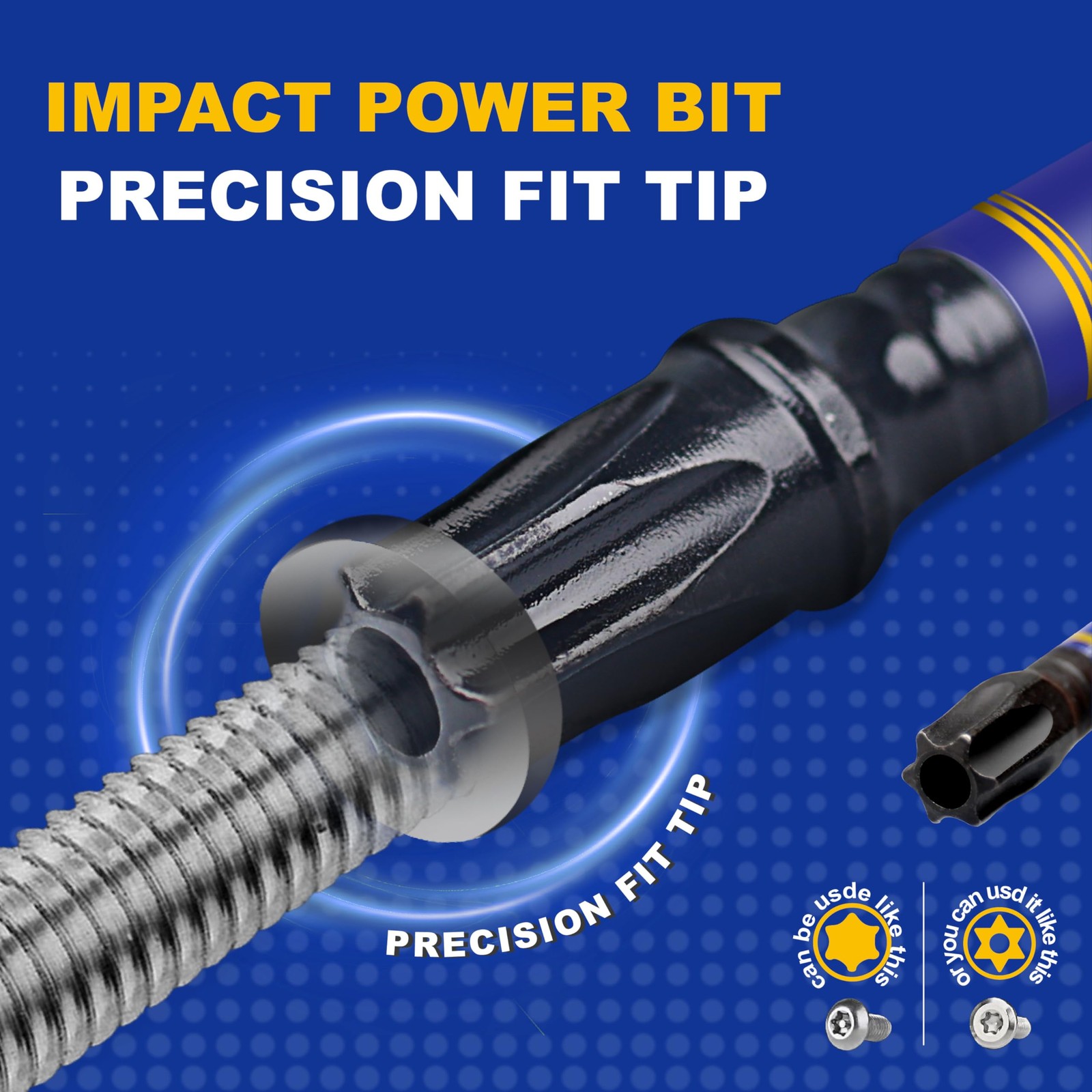 Geinxurn 2 In. Security T20 Impact Magnetic Screwdriver Bit Set, 30 2"-30PCS