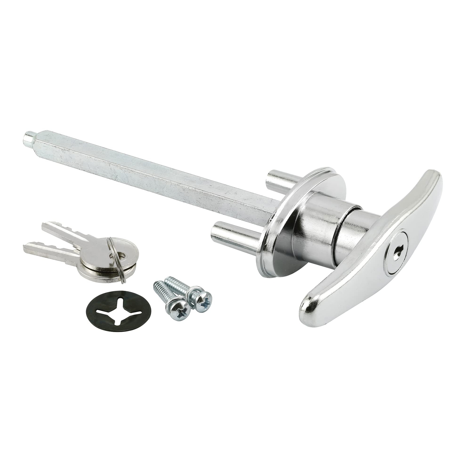 Gd 52169 Keyed Thandle 5/16 In. X 45/8 In. Square Shaft Diecast Construction Chr