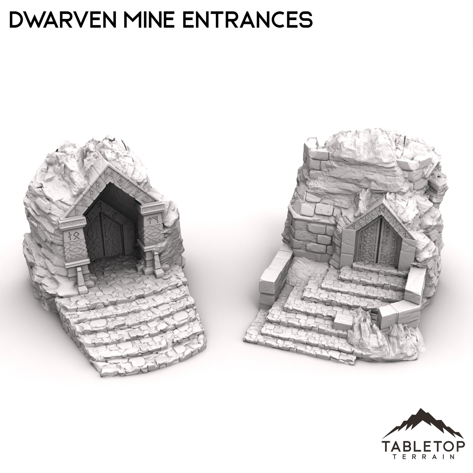 Dwarven Mine Entrances - Fantasy DND Dungeons and Dragons