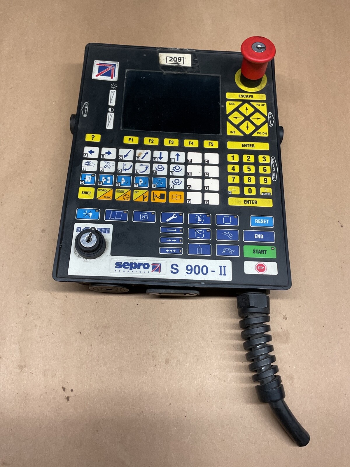 Sepro S900-II Robot Teach Pendant #4011E118PR6