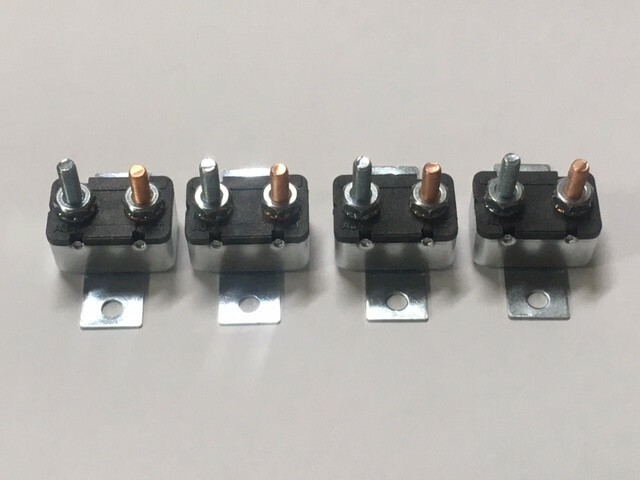 4-PACK 20 AMP AUTO-RESET CIRCUIT BREAKER 20A ELECTRIC WIRE SWITCH FAN LIGHT LAMP