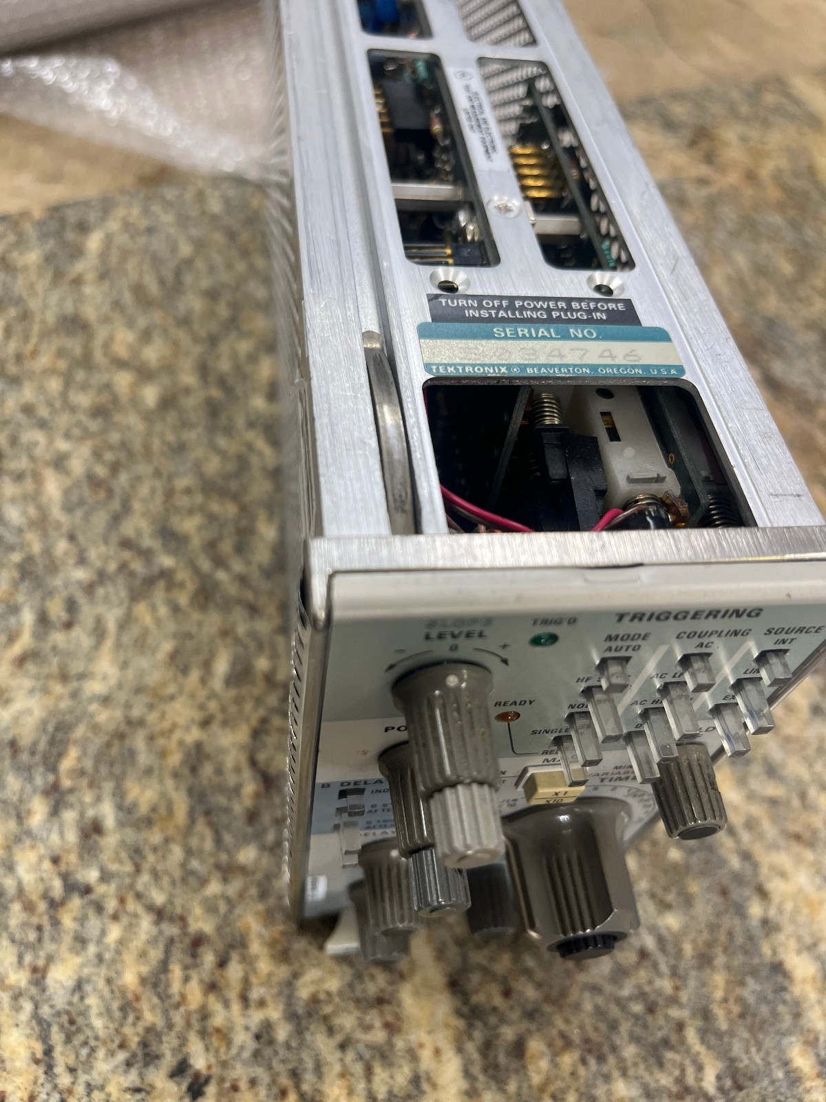 1ff  Tektronix Oscilloscope 7B15 Delaying Time Base Plug In Module