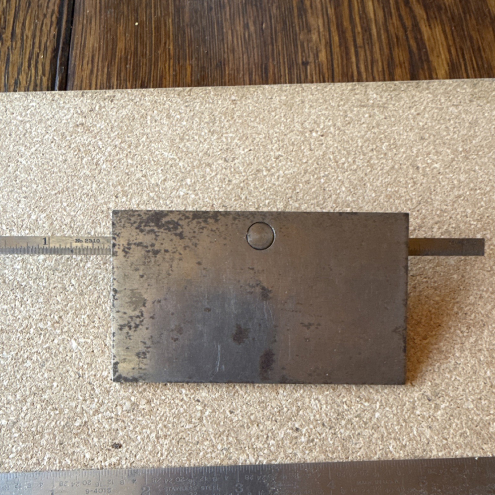 Lufkin No. 892 Rectangular Head Protractor with 6 in Blade, 0-180° Range