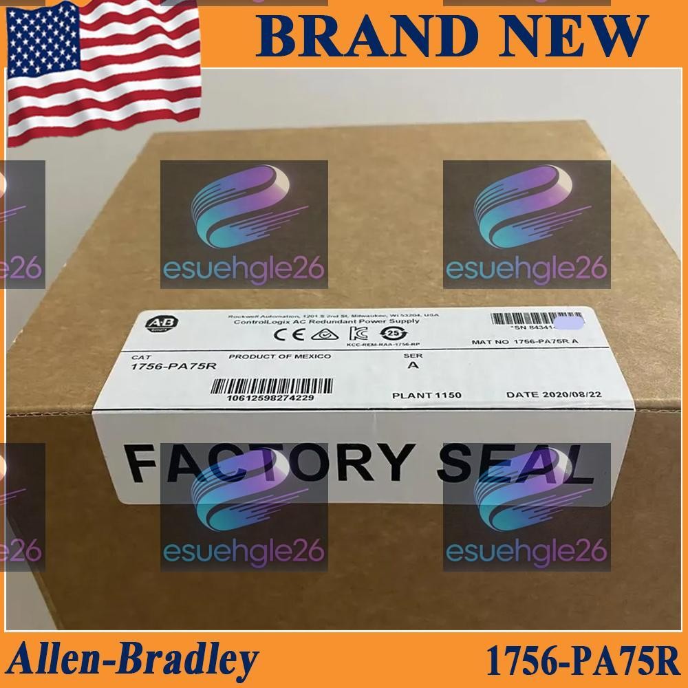 New Factory Sealed AB 1756-PA75R SER A ControlLogix AC Redundant Power Supply US