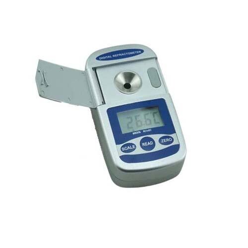 Handheld Brix Meter Fruit Vegetables Refractometer with Brix Range 0 to 45%
