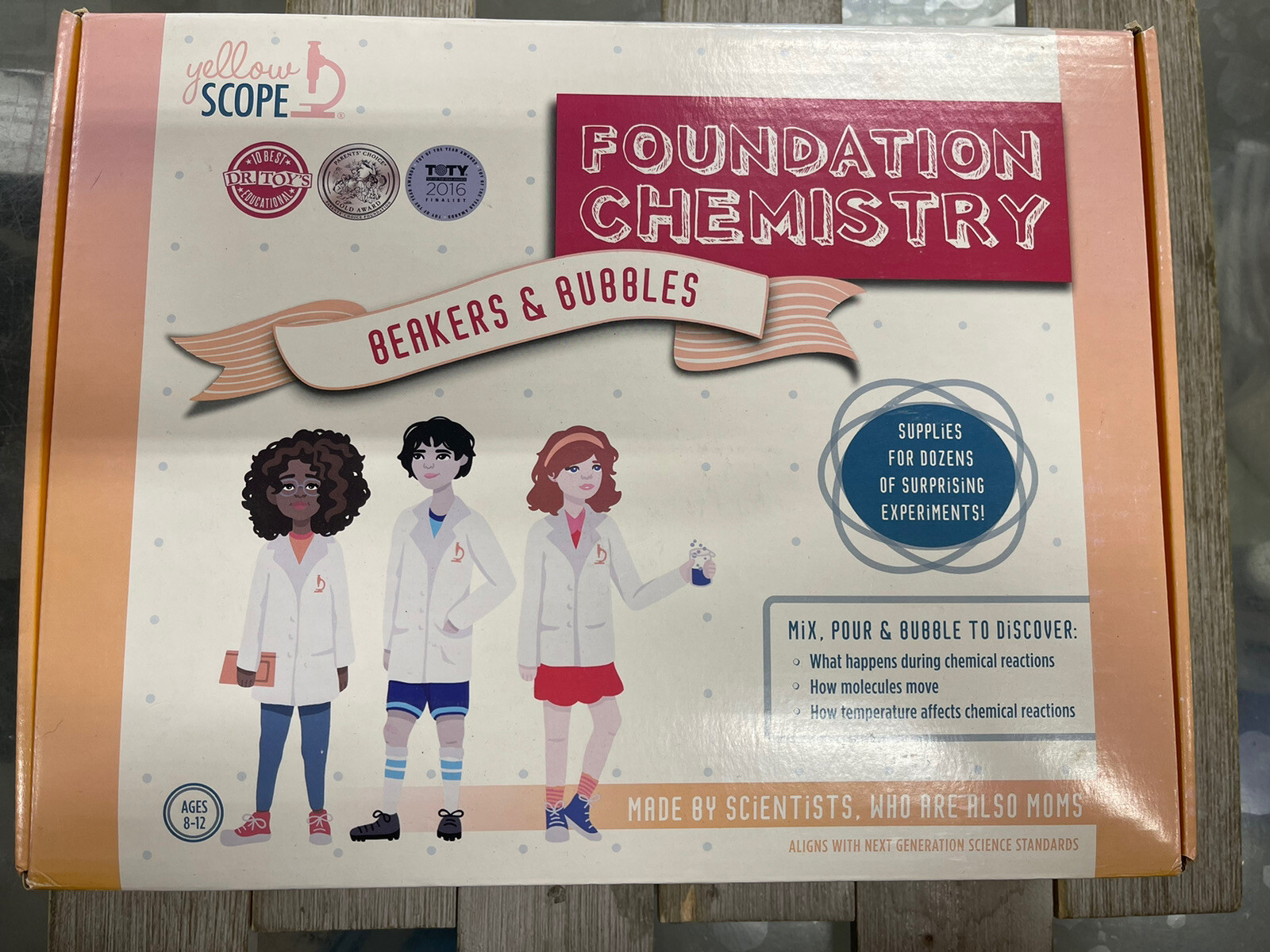 Foundaton Chemistry Kit - Yellow Scope Science Kits for Girls