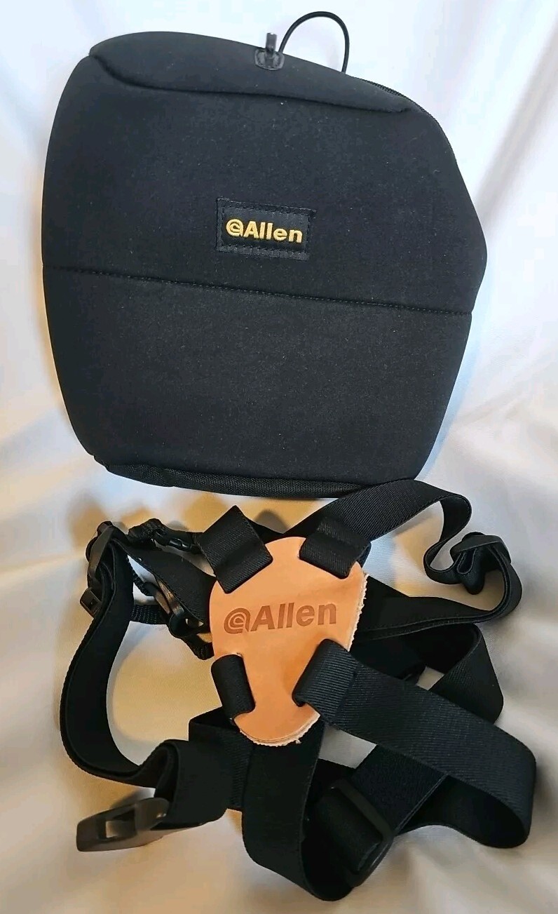Allen Adjustable Binocular Strap/Harness and case Black--B01