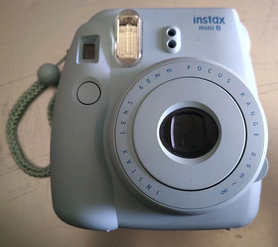Fuji Mini8 Instax Instant Camera Blue Aqua