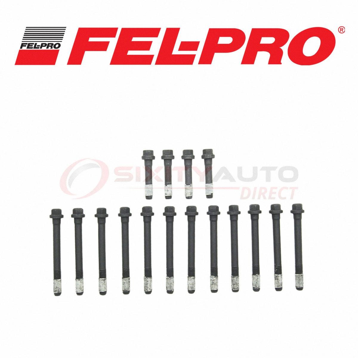 Fel-Pro Cylinder Head Bolt Set for 1991-2000 Chevrolet C2500 7.4L V8 - yo