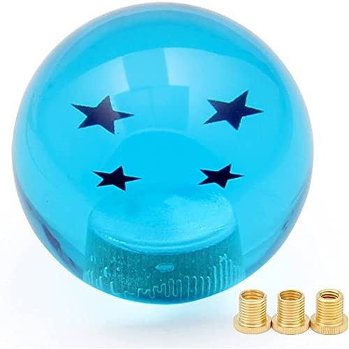 Round Ball Shift Knob for Most Manual Automatic Cars Universal Dragon Blue4