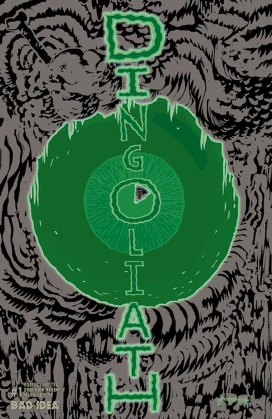 DINGOLIATH #1 (ONE SHOT) COVER F MANIX ABRERA GLOW IN THE DARK PRE-SALE 7/8