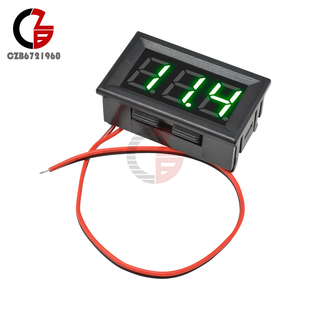 AC 70-500V Voltmeter 0.56" Inch Mini Digital Green LED Voltage Panel Volt Meter