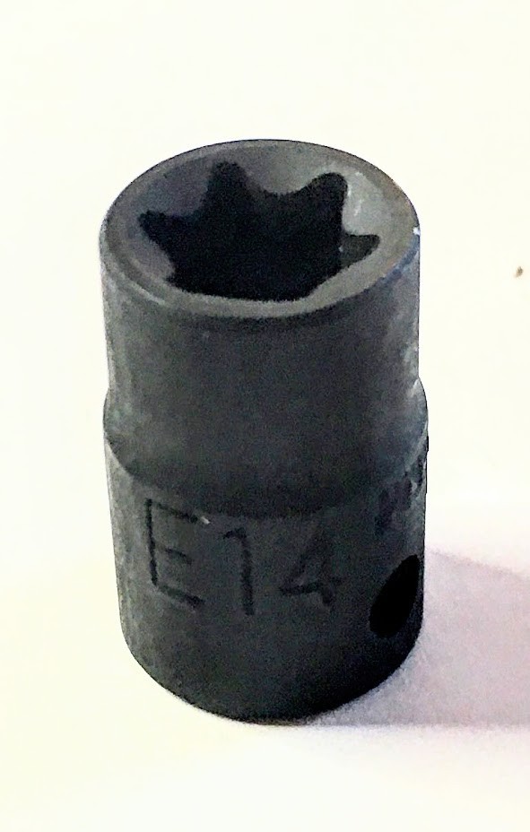 Pittsburgh Impact Star  Socket  E14 x 3/8" - Free USA Shipping