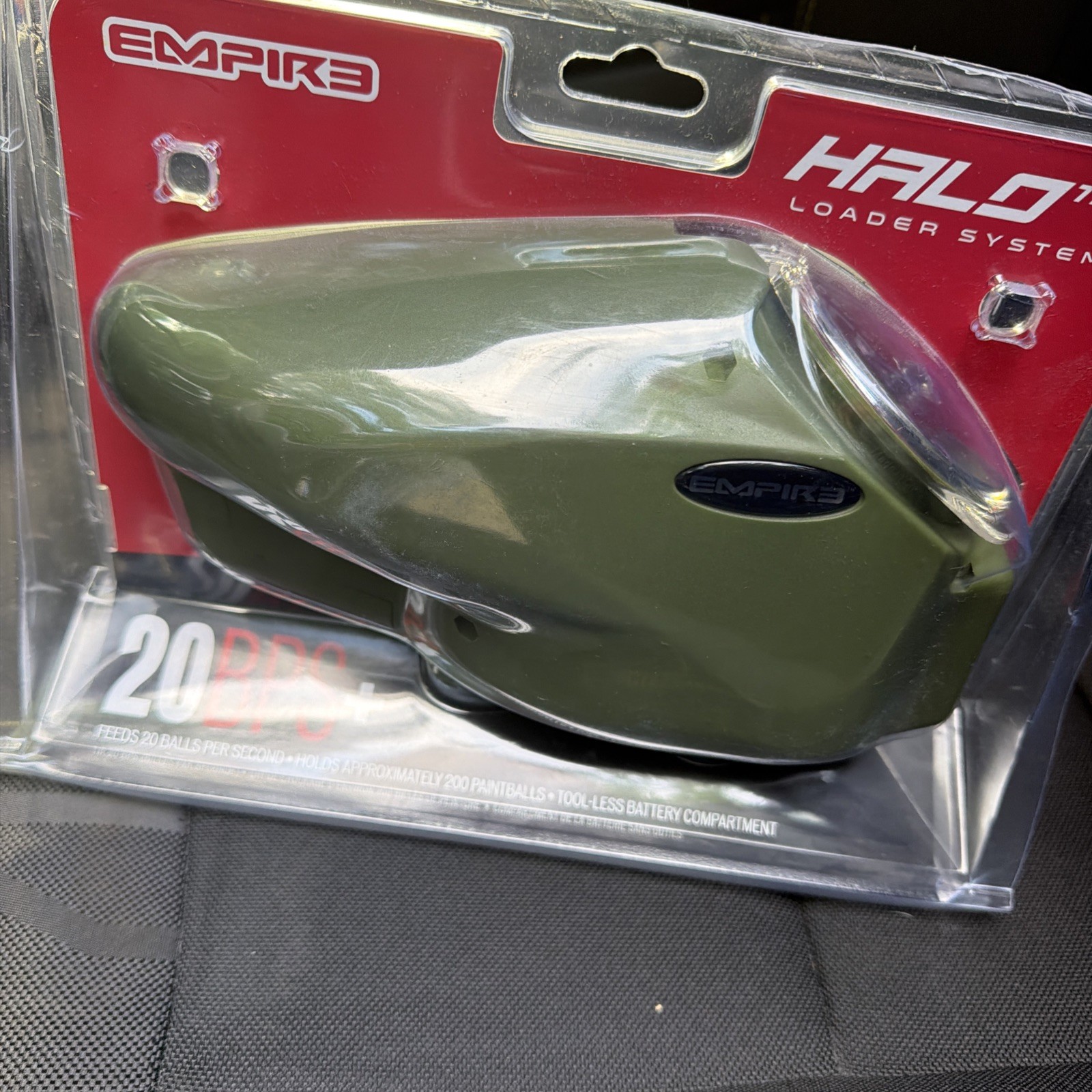 Empire Halo Too Limited Edition Electronic Paintball Loader Hopper - Olive
