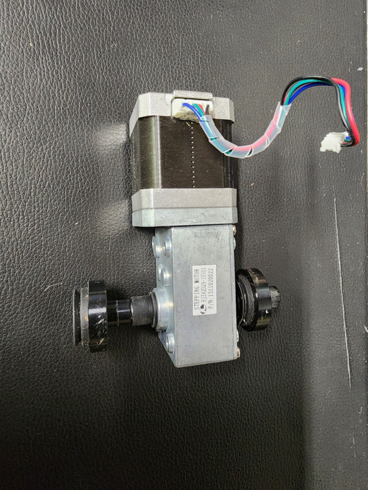 42 Stepper Motor Double Outlet Shaft Worm Gear Reducer - BJZ42D29-15V01