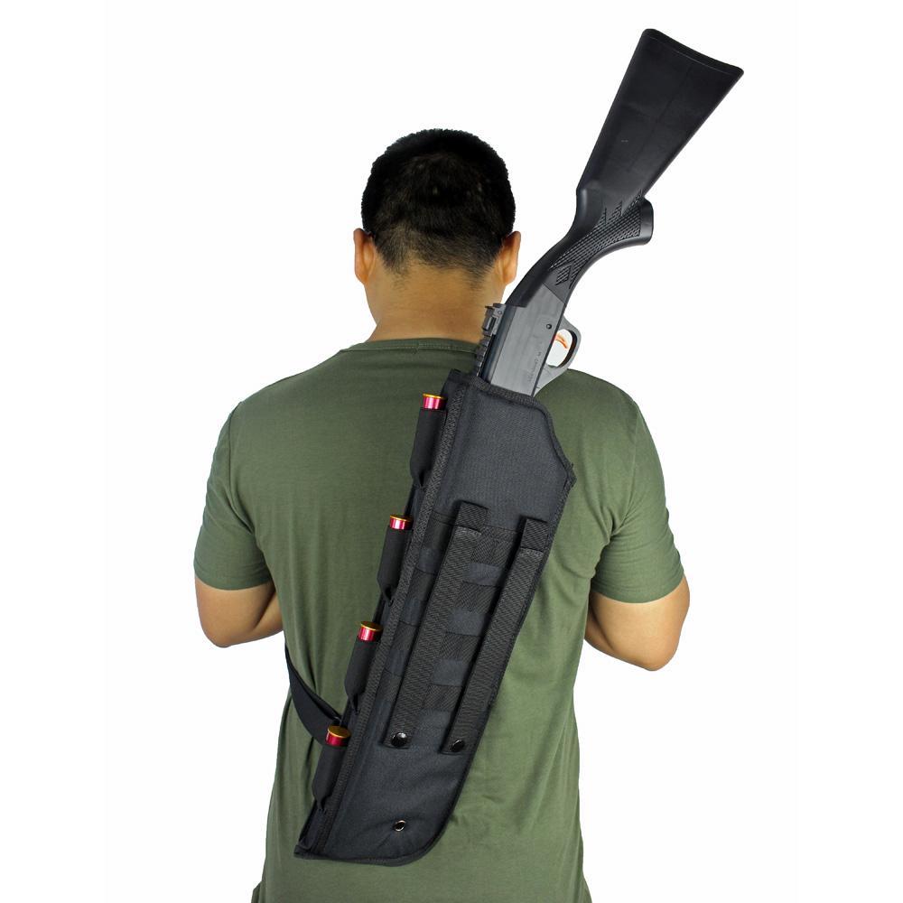 19inch Tactical Shotgun Rifle Scabbard Bag MOLLE Shoulder Sling Case Holster