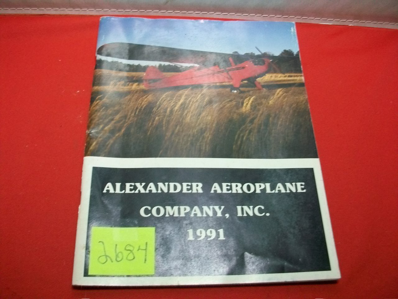 HTF & RARE 1991 ALEXANDER AEROPLANE COMPANY 1st ED. PARTS & ACCESSORIES CATALOG