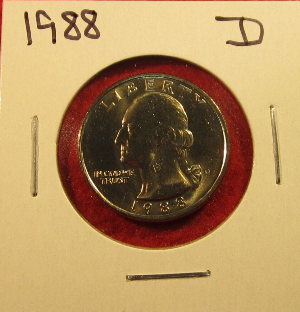 1988 D Washington Quarter - BU - Uncirculated