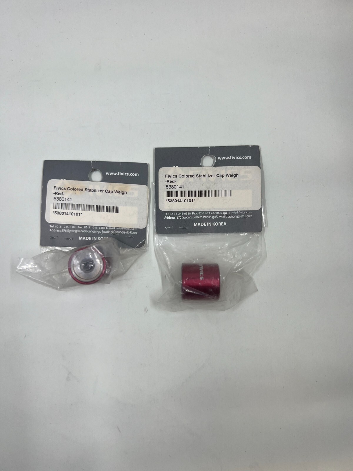 Fivics Red stabilizer Cap Weight
