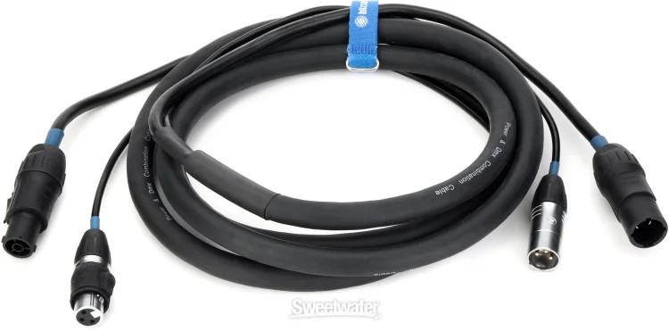Blizzard Lighting Cool Cable IP65 DMX PCT Combo Cable - 3-pin, 10 feet