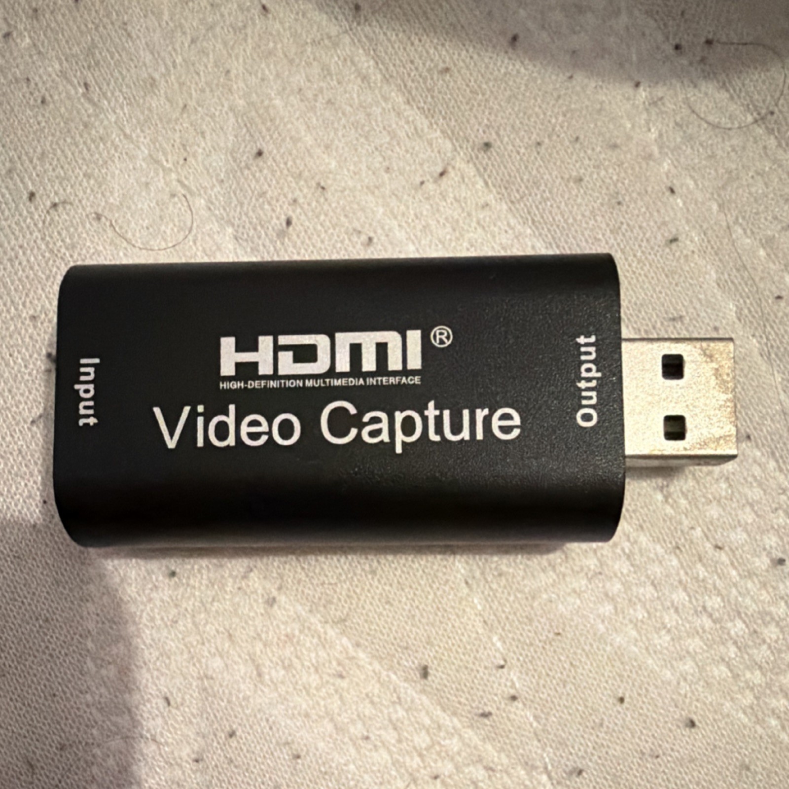 HDMI Video Capture USB 2.0 Stick/Dongle Adapter, HDMI Input, Black