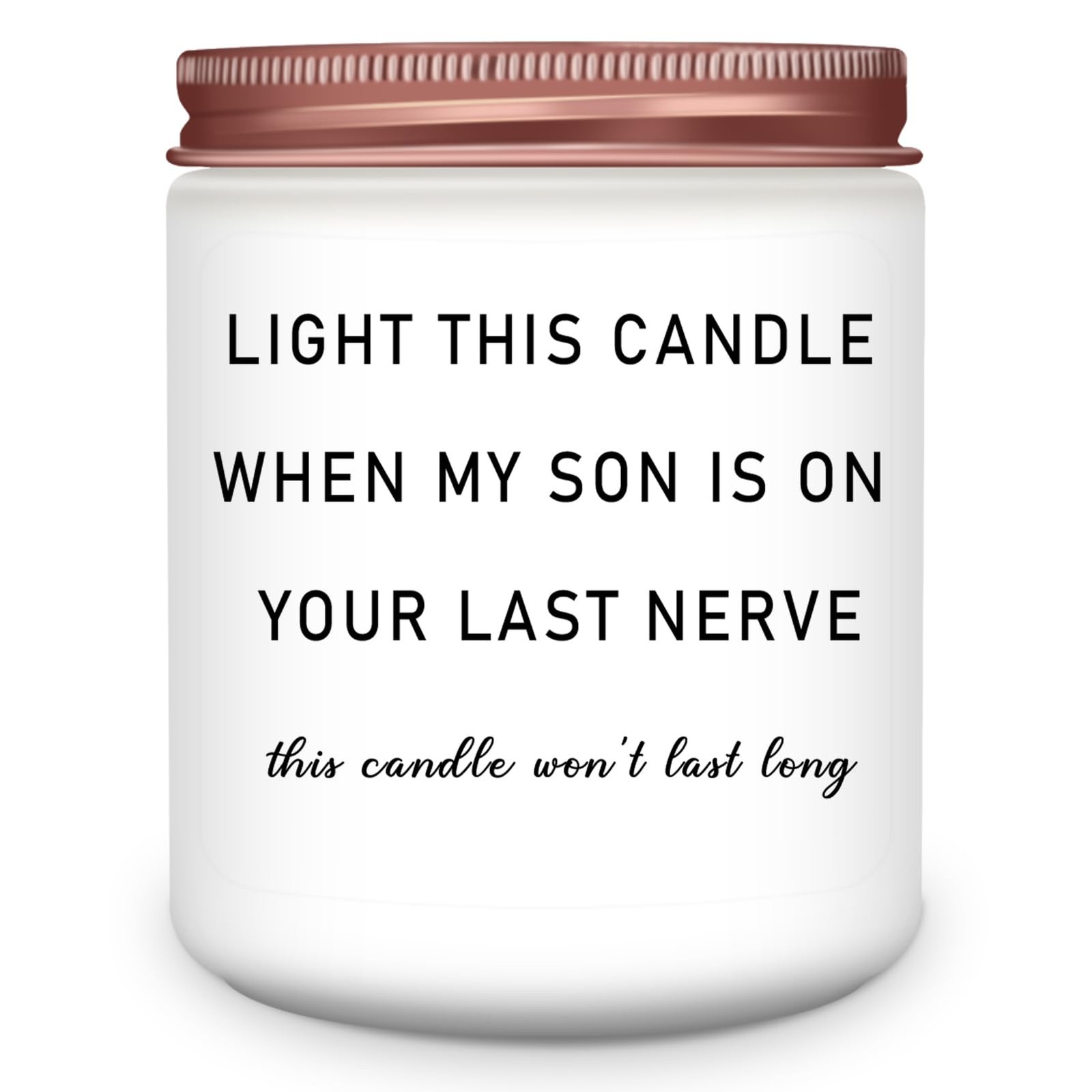 Homsolver Daughter in Law Candle Gifts, 2.7 inches (W) x 3.1 (H), Red