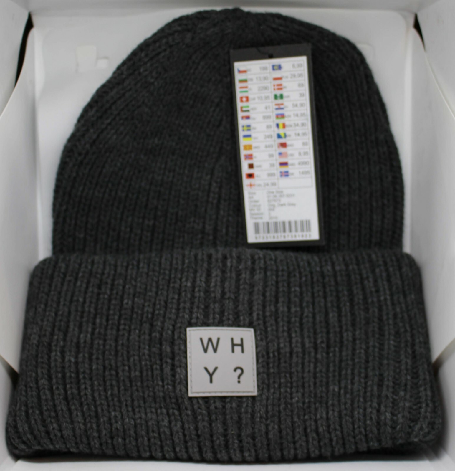 Women Accessories Dark Grey Beanie Hat New