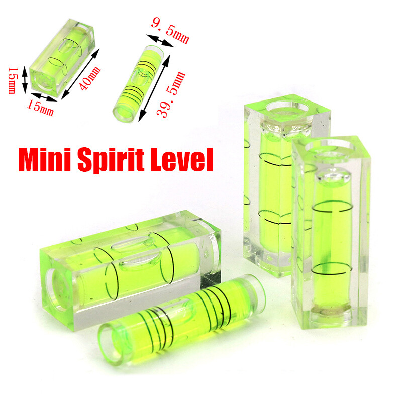 Square/Cylinder Mini Spirit Levelling Bubble Small Levels Vials Measuring Tester