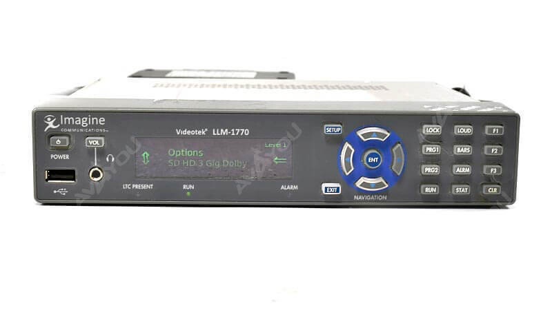 Imagine Communications Harris LLM-1770-D Loudness Logger Monitor SD HD 3G Dolby