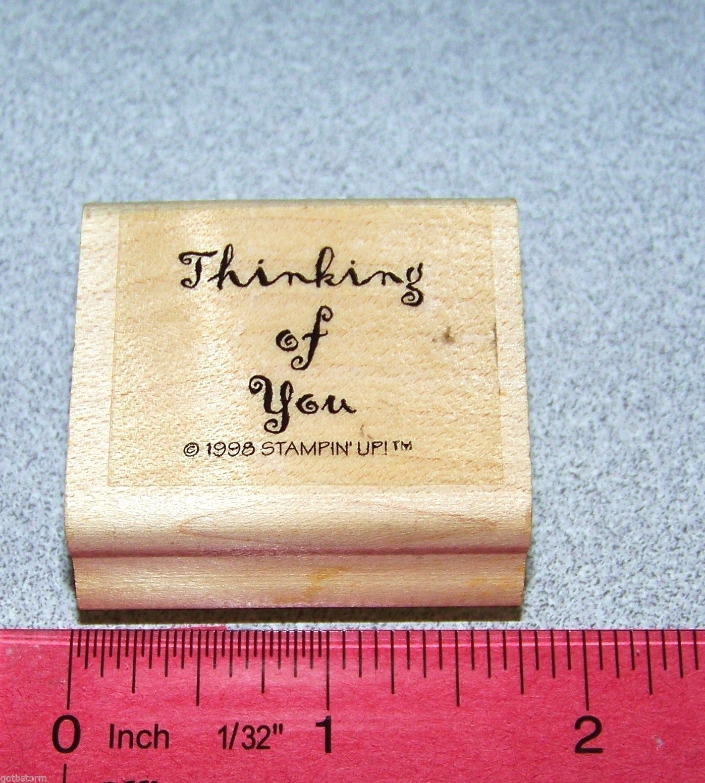 Thinking of you Rubber Stamp Single Friends Friendships by Stampin Up