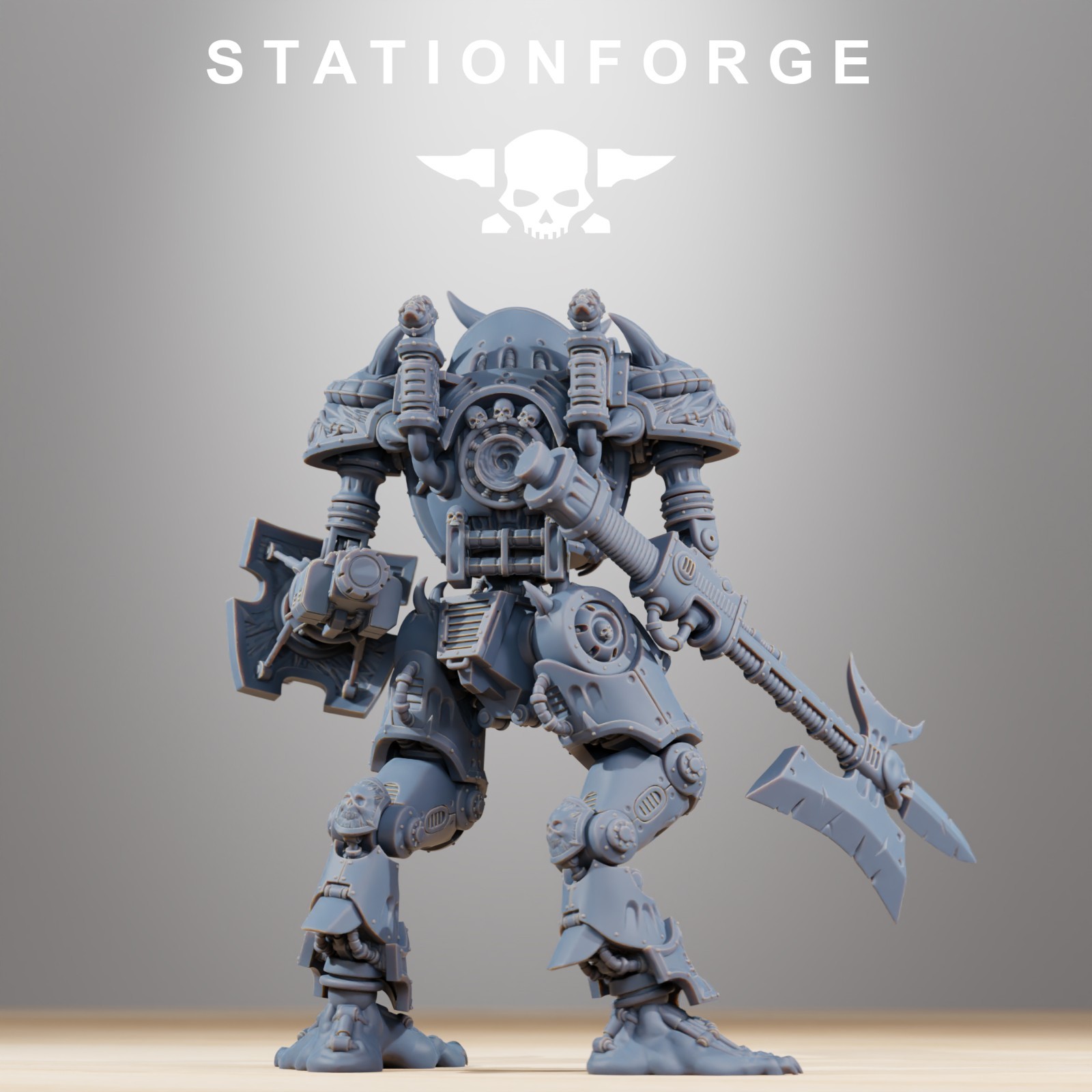 Stationforge Miniatures Pythonicus Armageddon Corruped Knight Sci Fi Grim Dark