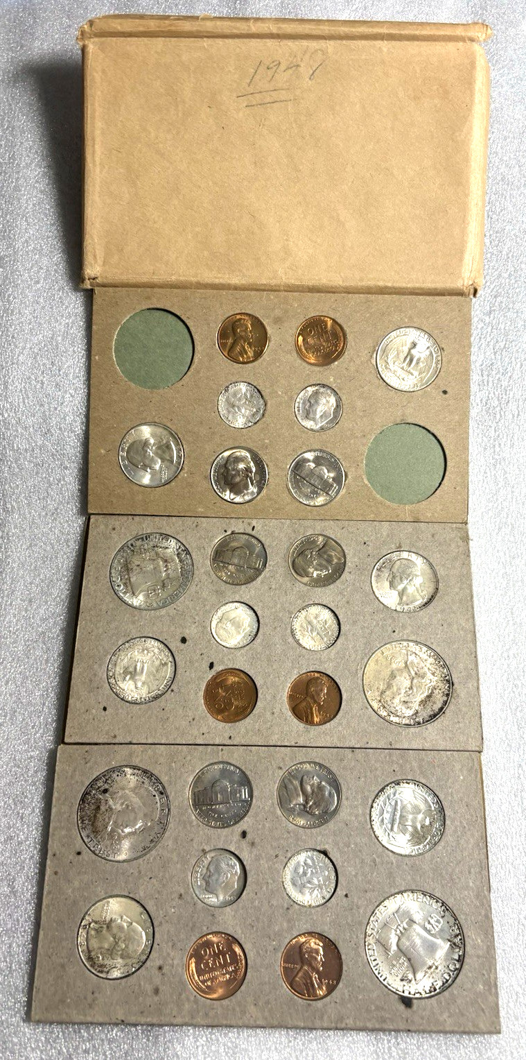 1948 PD&S ORIGINAL US MINT SET OGP 28 COIN SET As Pictured