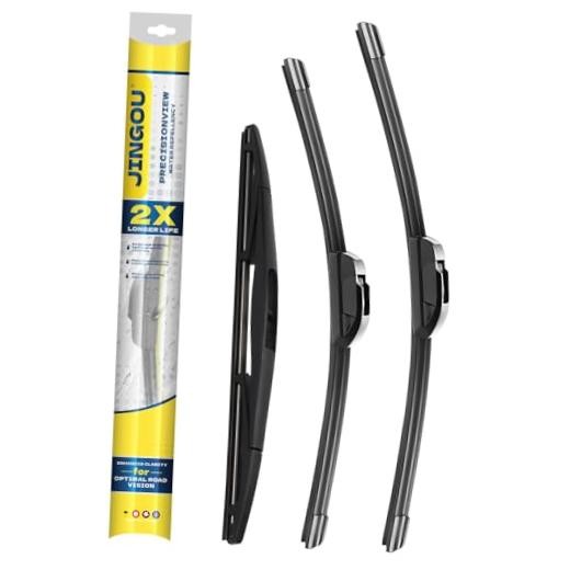 3 Pack Wiper Blades 22"/19"/14",Compatible with 2004-2008 Subaru 22*19*14B