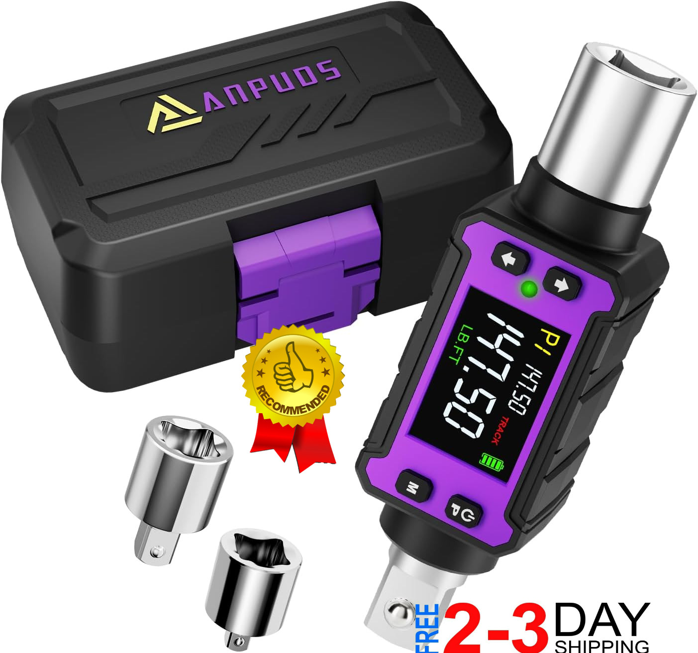 Adaptador Torque Digital 1/2 4-200Nm Torquimetro Precisión ±2% Taller Auto Moto