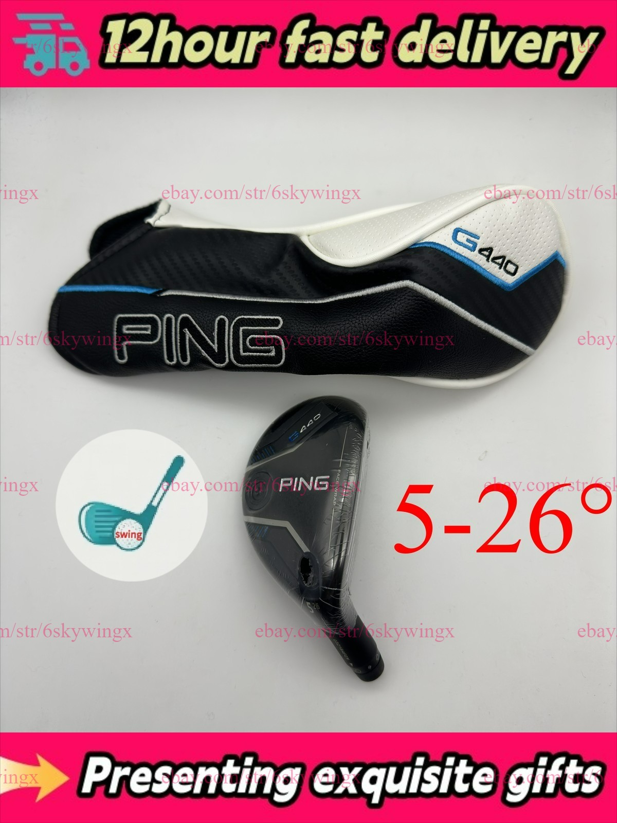Ping G440 Hybrid 5H 26° Head Only Right Handed With Free Head cover