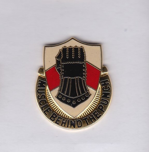 US Army 495th Support Bn Quartermaster QM Supply crest DUI badge G-23