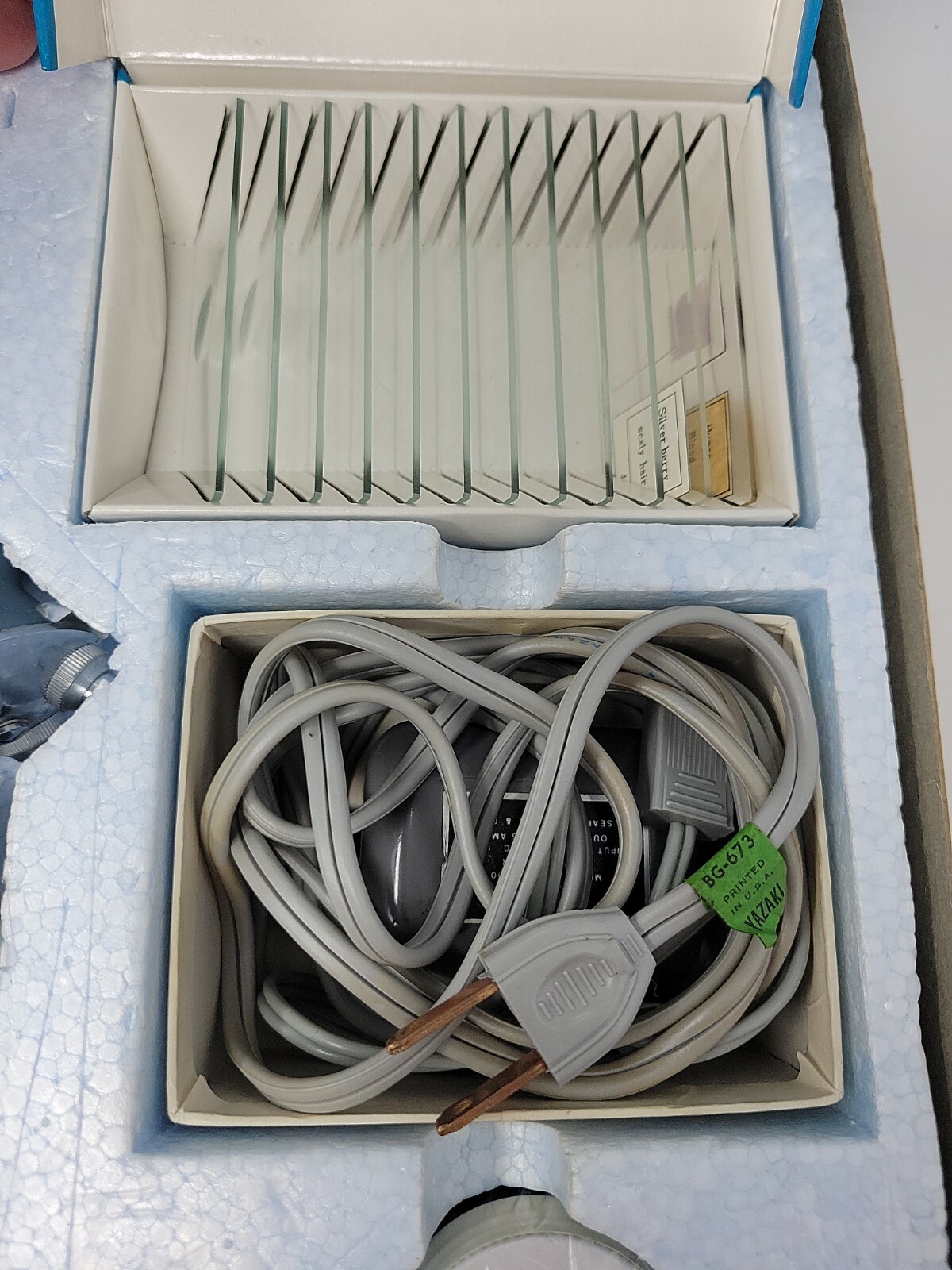 Vintage Sears Zoom Micro Lab Kit Master Microscope 750 Power 6378 Science in Box