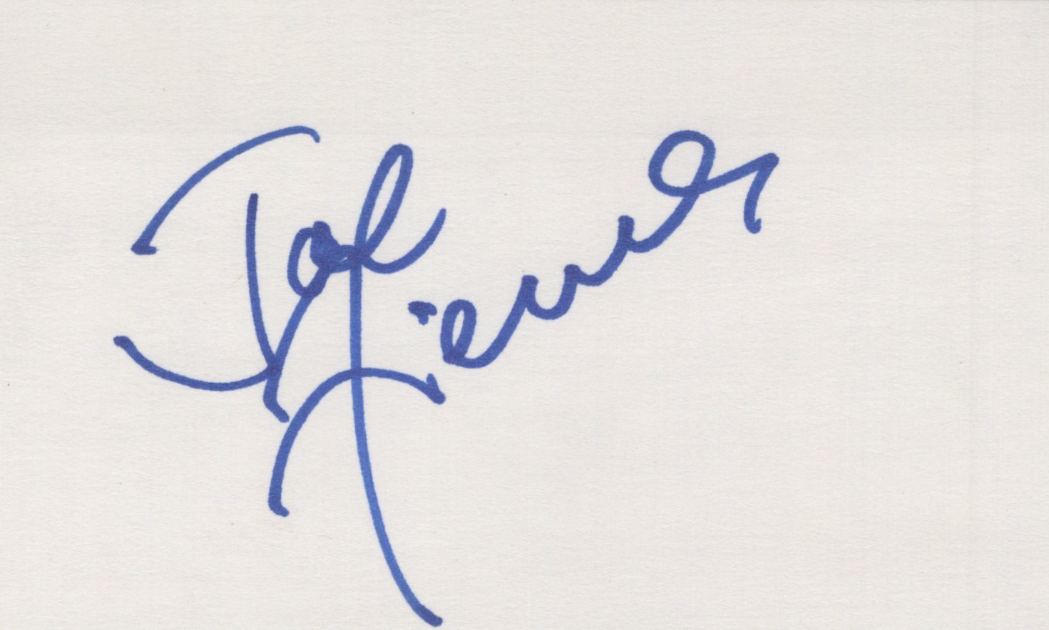 Joseph Fiennes signed 3x5 card Vintage