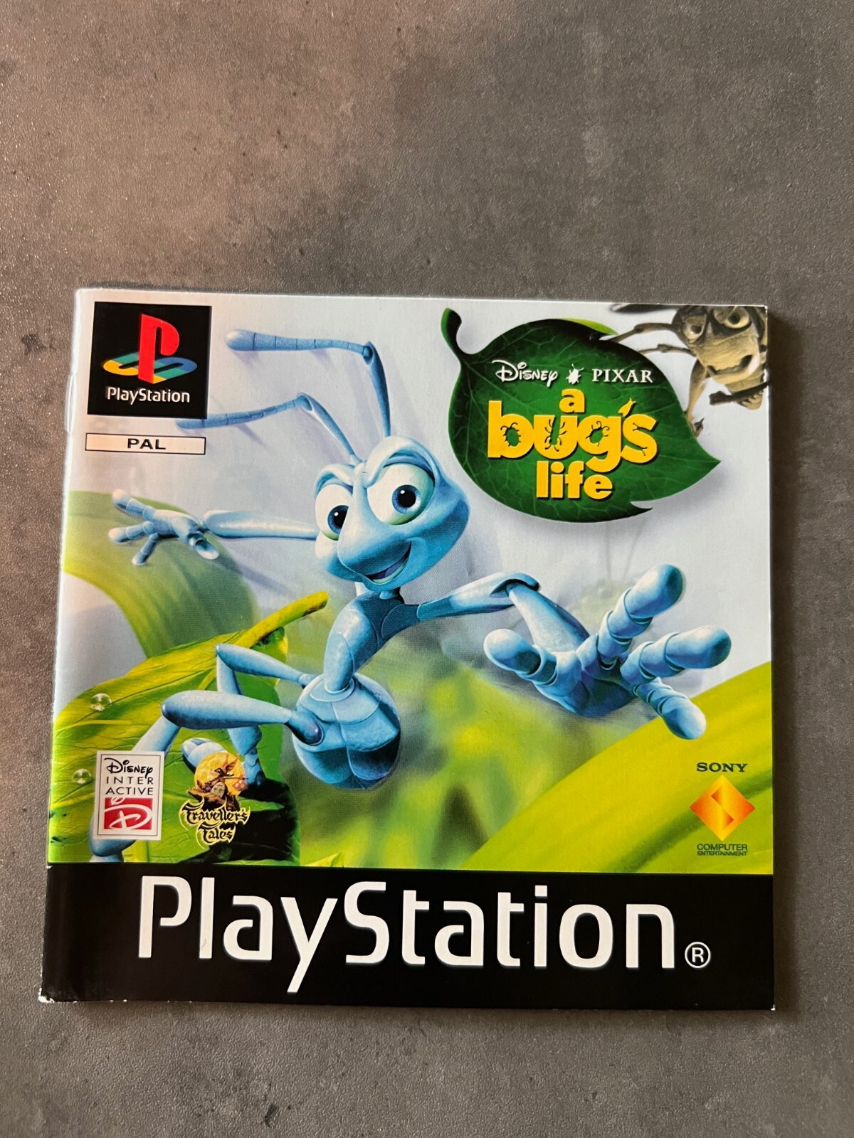 Disney Pixar A Bugs Life Instruction Manual Only PlayStation PS1 PAL Mint