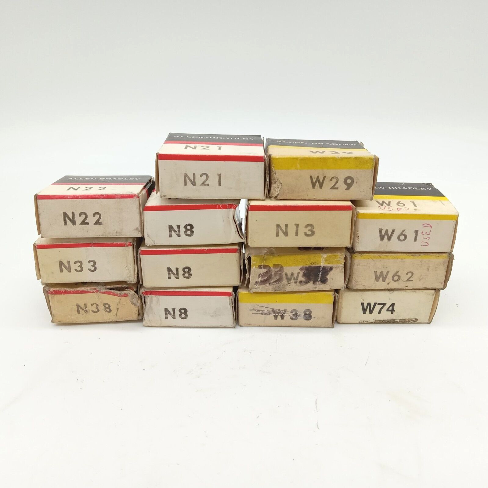 Lot of 14 Allen-Bradley Heater Elements